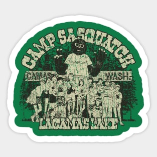 Camp Sasquatch Lacamas Lake 1973 Sticker